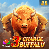 3 Charge Buffalo slot game image from poneclub